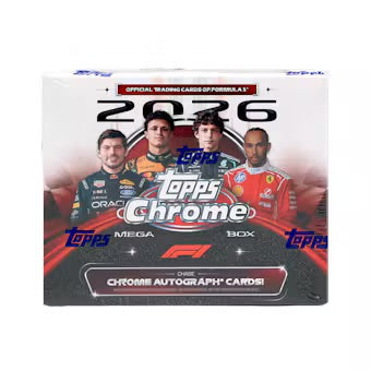 2026 Topps Chrome Formula One Mega Box