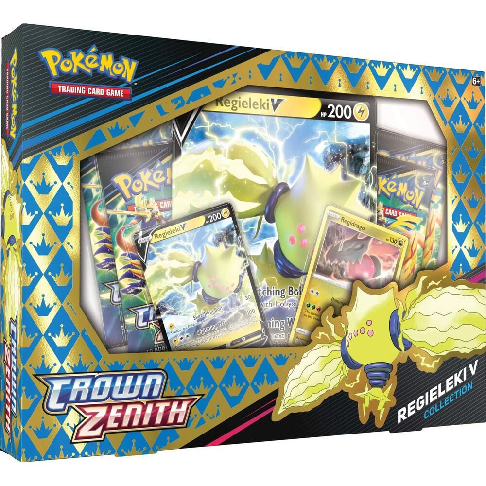Pokémon Crown Zenith Regieleki V Collection Box