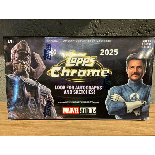 2025 Topps Chrome Marvel Studios Edition Hobby Box