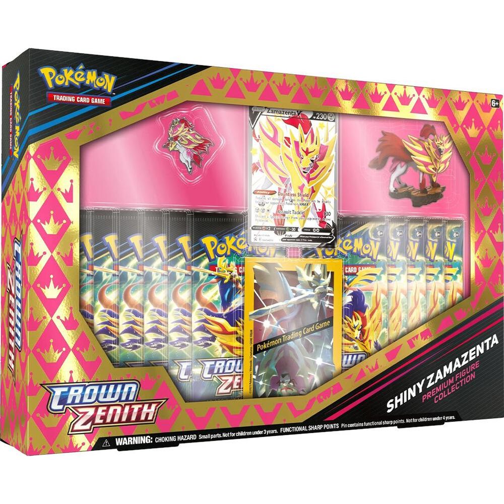 Pokémon Crown Zenith Shiny Zamazenta Premium Figure Collection