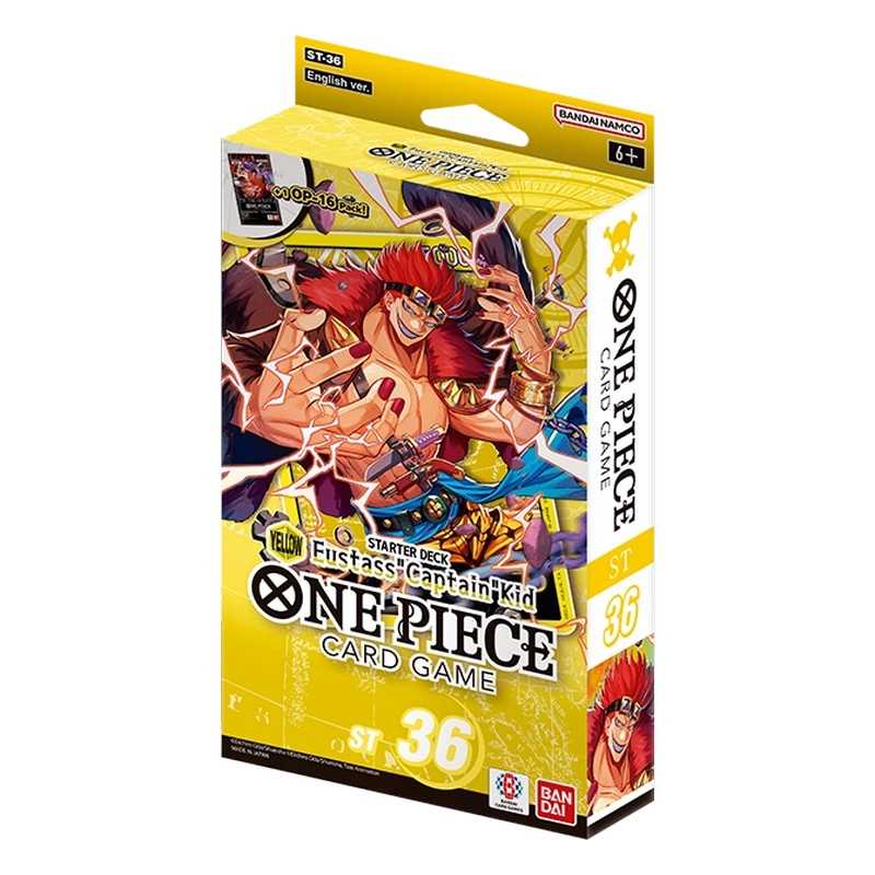 One Piece Card Game: Yellow Eustass “Captain” Kid Starter Deck (ST-36)