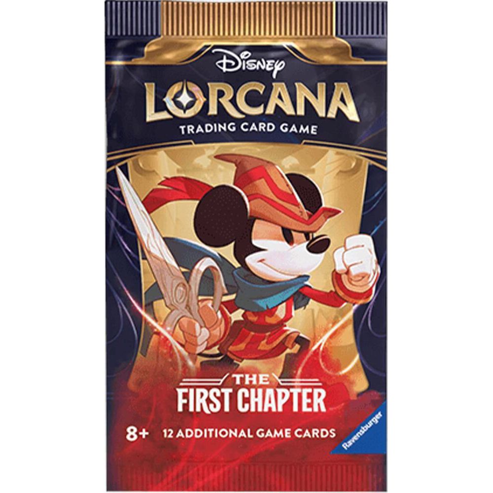 Disney Lorcana: The First Chapter Booster Pack IT'S TIME! Sports Cards, TCG and eSports Disney Lorcana: The First Chapter Booster Pack IT'S TIME! Sports Cards, TCG and eSports