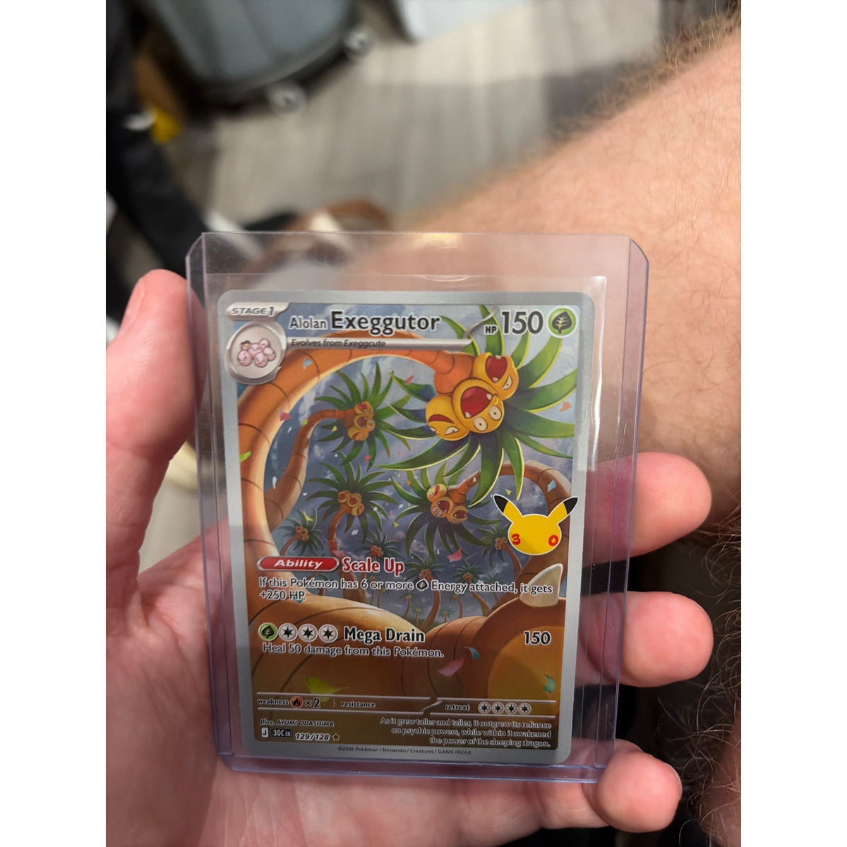 2026 30th Celebration Alolan Exeggutor #129/128