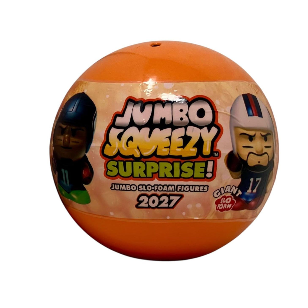 SqueezyMates Party Animal 1 NFL Football Series 6 Jumbo Squeezy Mate Capsule 4-Inch