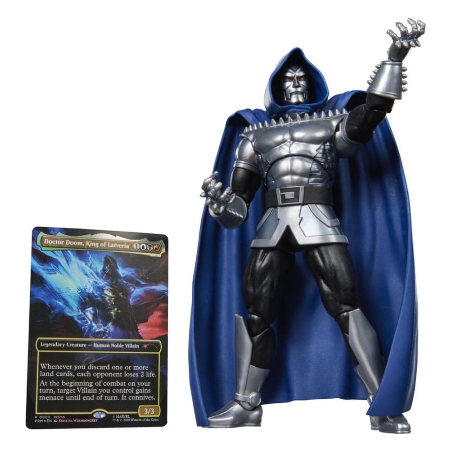 Marvel Doctor Doom 2099 Action Figure With Premium Collectible Card