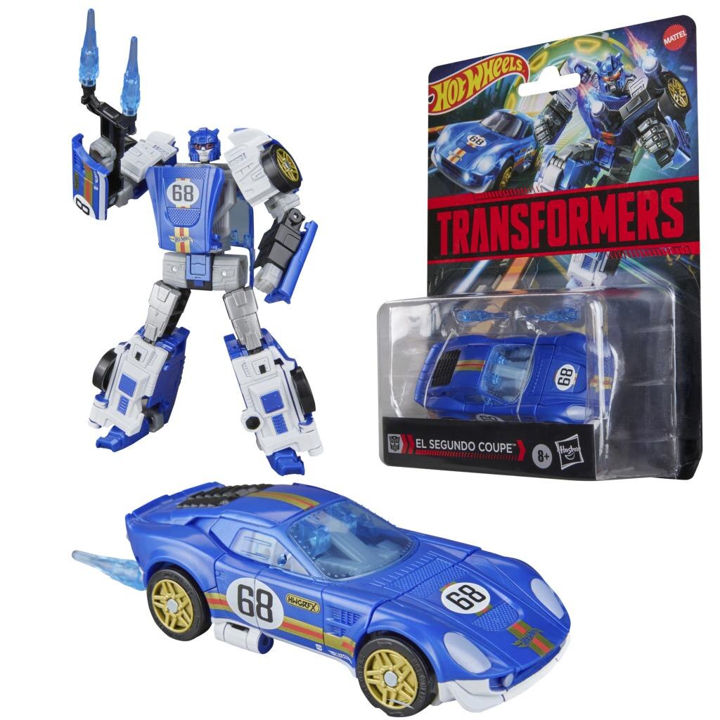 Transformers Hot Wheels X El Segundo Coupe Deluxe Class 5-Inch Robot Figure