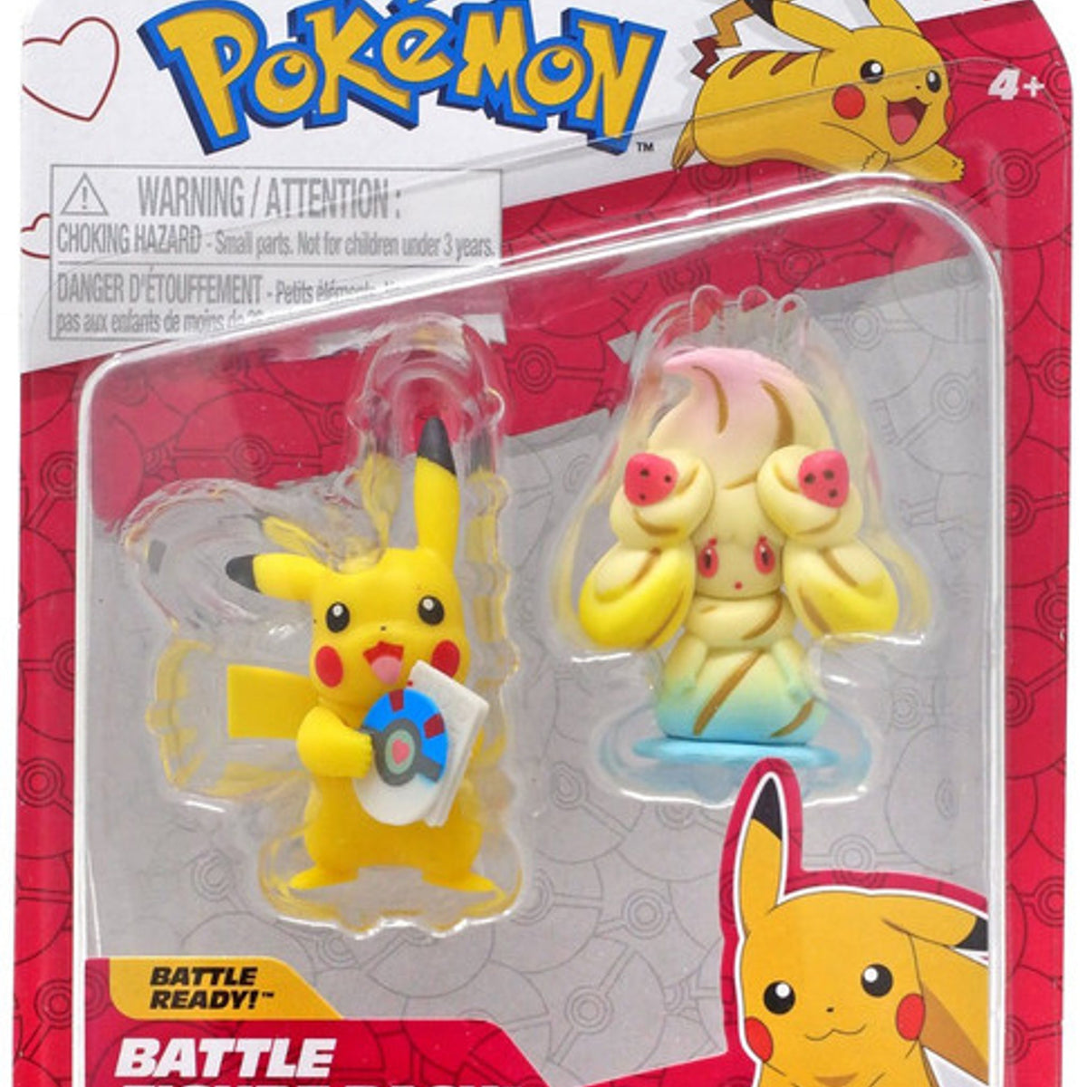 Jazwares Pokemon Battle Figure Pikachu & Alcremie Mini Figure 2-Pack