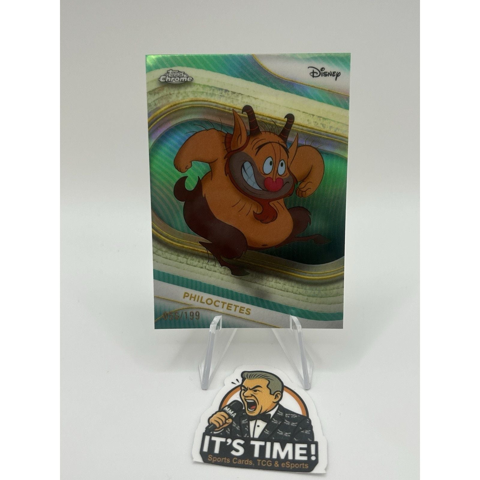 2025 Topps Chrome Disney Aqua #/199 Philoctetes #46
