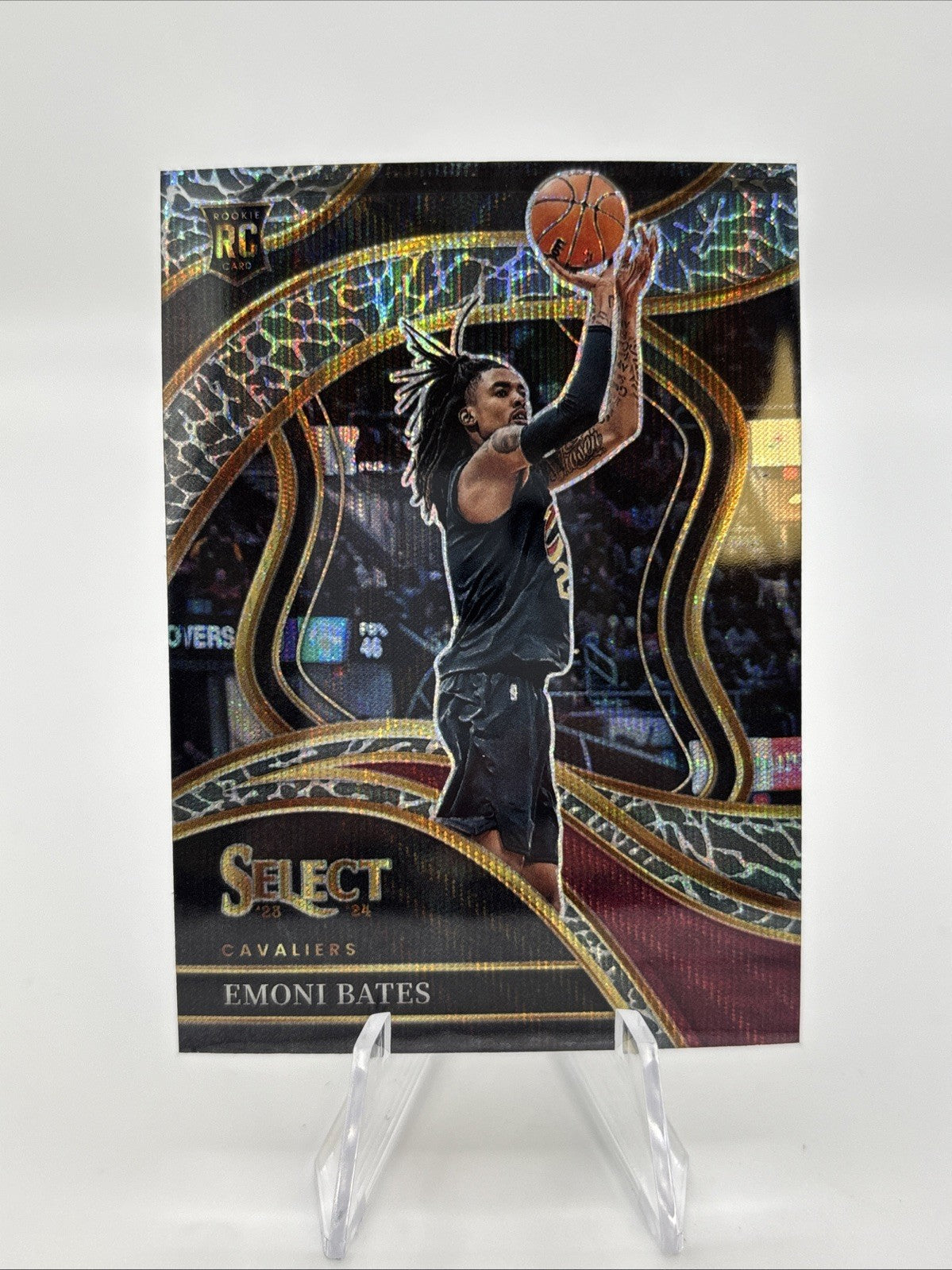 2023-24 Panini Select - Courtside Emoni Bates #294 Elephant Prizm (RC)