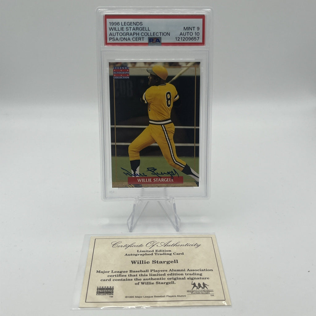 1996 Legends Autograph Collection Willie Stargell Auto PSA 9 DNA 10 HOF Pirates