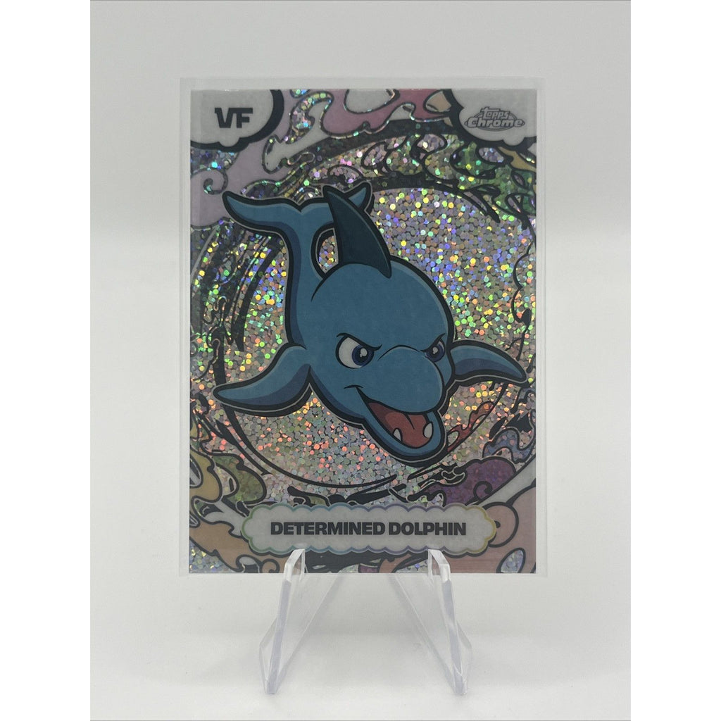 2026 Topps Chrome VeeFriends Determined Dolphin Manga Speckle #SSA-33