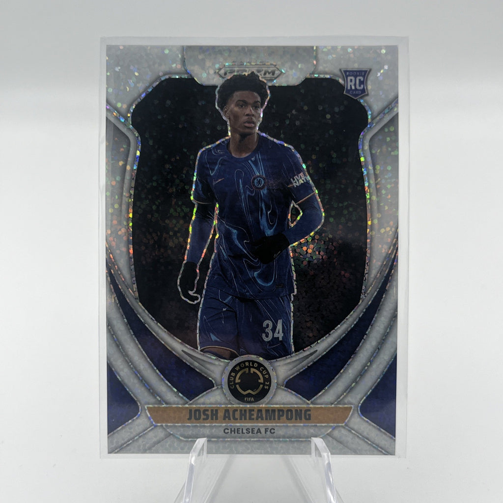 JOSH ACHEAMPONG 2025 Prizm FIFA Club World Cup White Sparkle RC Chelsea SSP