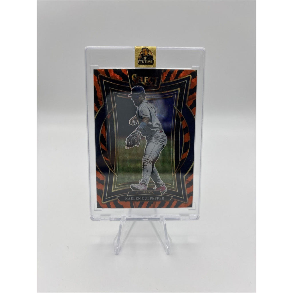 2025 Panini Select - Concourse Kaelen Culpepper #80 Tiger Prizm SSP (RC)