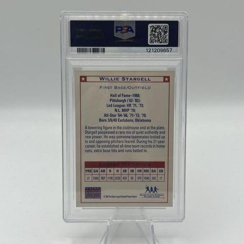 1996 Legends Autograph Collection Willie Stargell Auto PSA 9 DNA 10 HOF Pirates