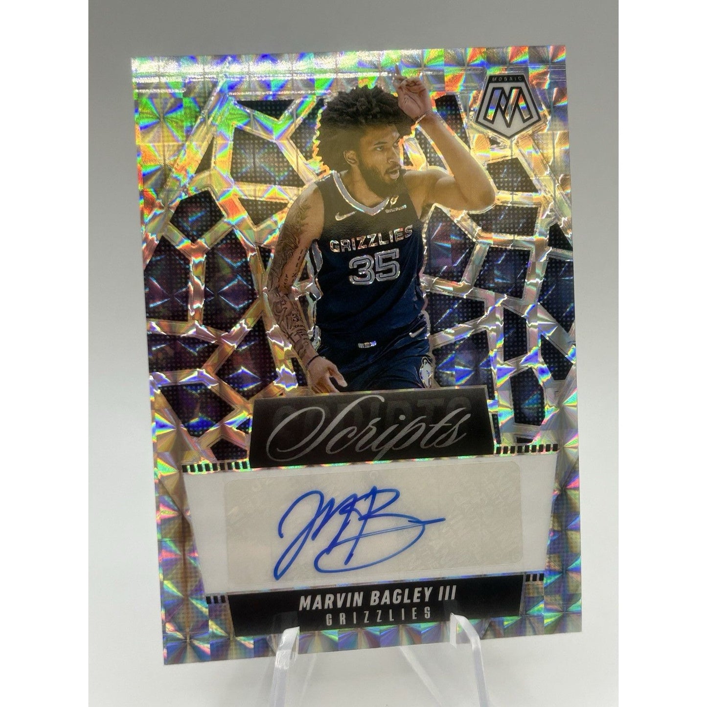 2024-25 Panini Mosaic Marvin Bagley III Scripts Auto #MS-MBT