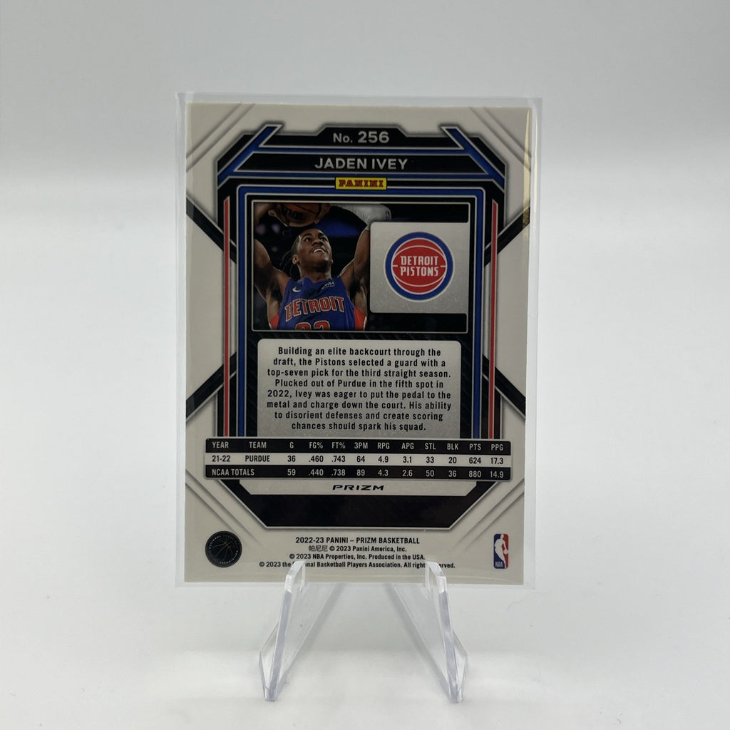 2022-23 Panini Prizm - Jaden Ivey #256 Silver Prizm (RC) ‼️READ DESCRIPTION‼️