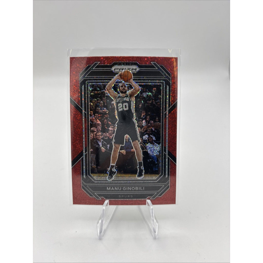 2022-23 Panini Prizm - Manu Ginobili #296 Red Sparkle Prizm
