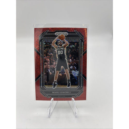 2022-23 Panini Prizm - Manu Ginobili #296 Red Sparkle Prizm