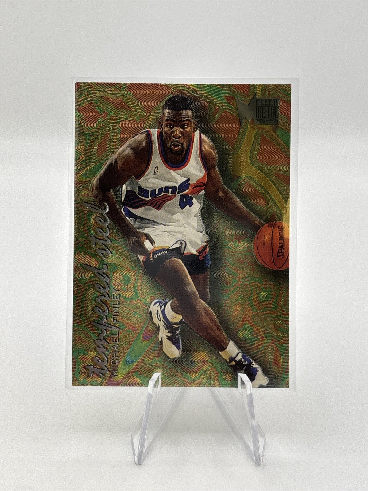 1995-96 Fleer Metal - Tempered Steel Michael Finley #3 (RC)