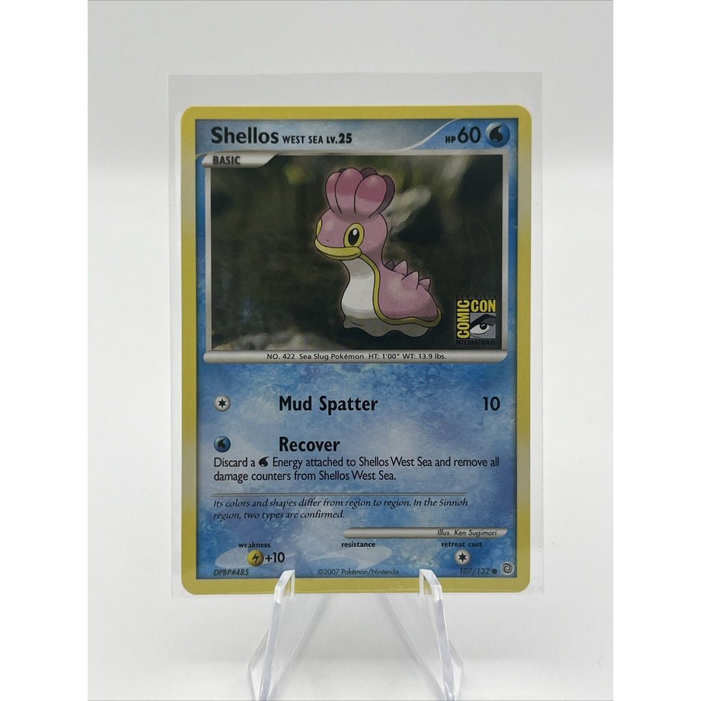 Comic Con Shellos Promo #107 Secret Wonders Non Holo Pokemon 2007 NM