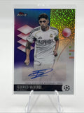 2025/26 Topps Finest 25-26 UEFA Purple Refractor FEDERICO VALVERDE Auto /75