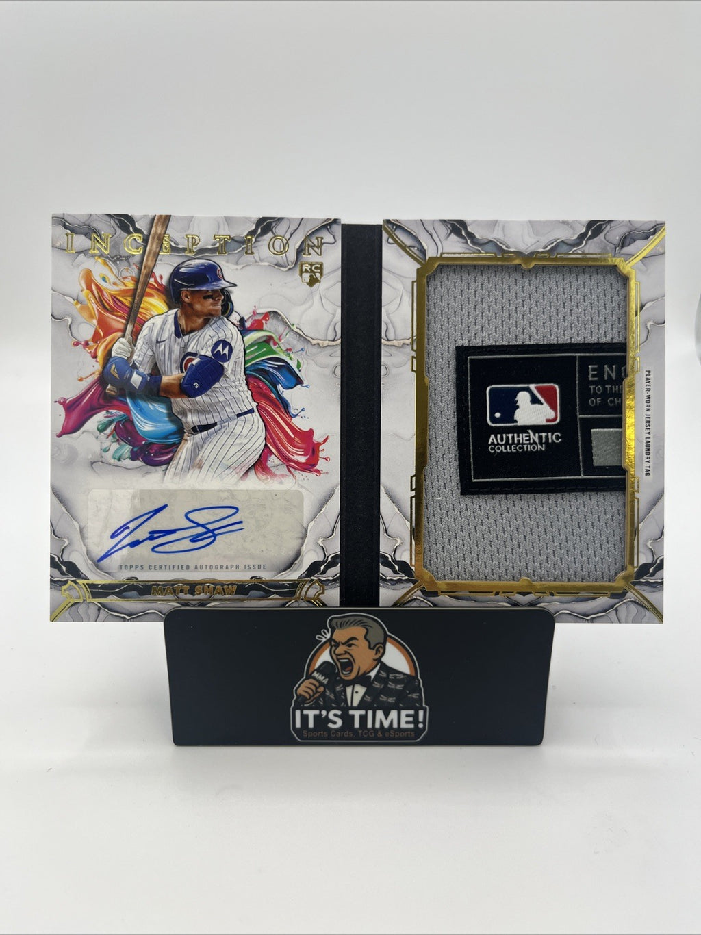2025 Inception Auto Relic Booklet Matt Shaw (RC) /2 Laundry Tag
