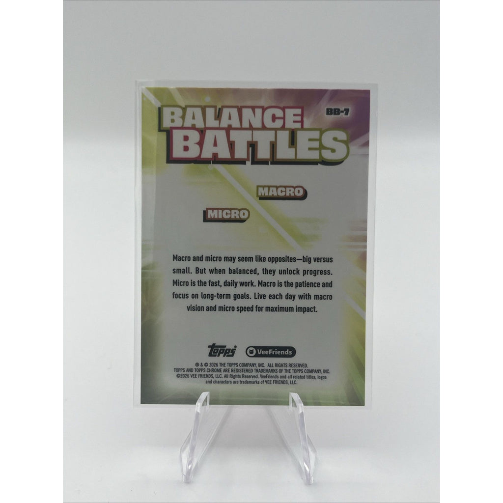 2026 Topps Chrome VeeFriends Balance Battles #BB-7 Marco & Micro