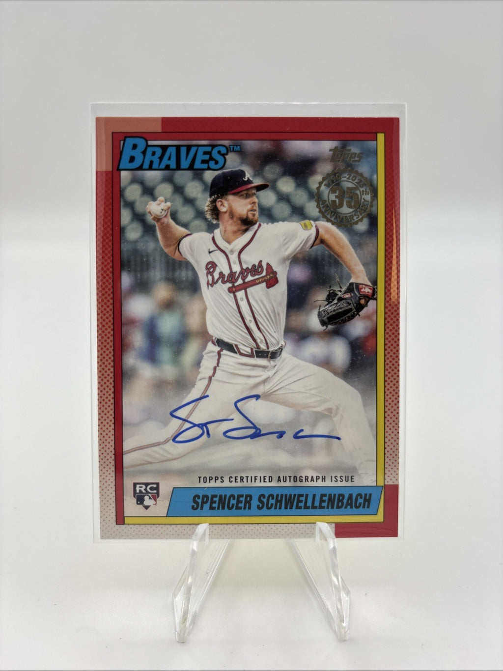 2025 Topps Series 1 - 1990 Topps Baseball Autographs Spencer Schwellenbach