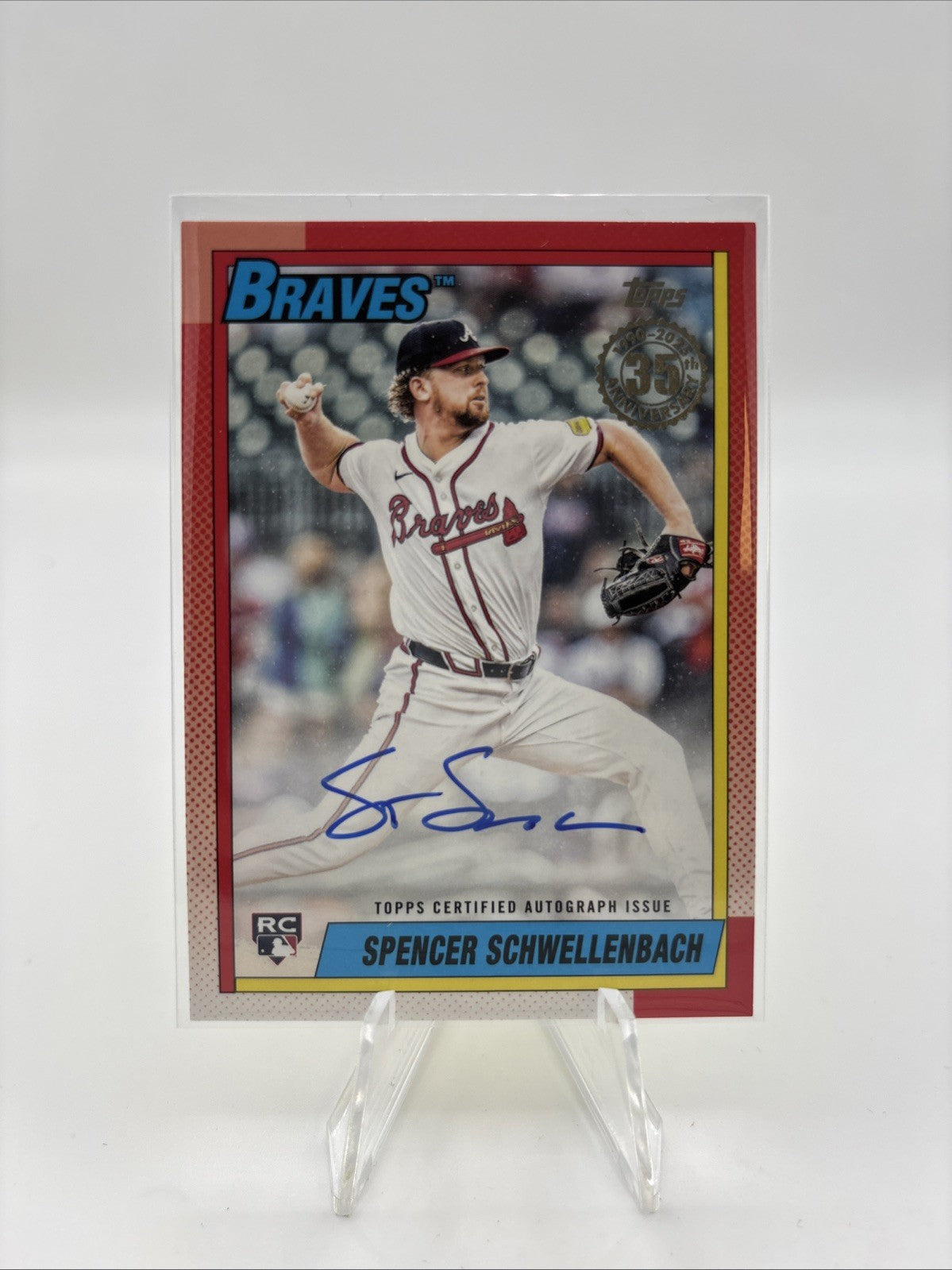 2025 Topps Series 1 - 1990 Topps Baseball Autographs Spencer Schwellenbach