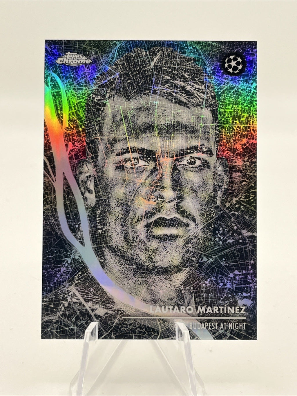 Lautaro Martinez 2025-26 Topps Chrome UCC Budapest at Night #BN-8 Case Hit SSP