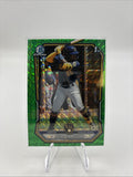 2026 Bowman PEDRO IBARGUEN 1st Green Geometric Refractor #/99 Brewers SP