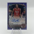 2025/26 Bowman Chrome U - Christian Anderson 1st Purple Refractor Auto #/250