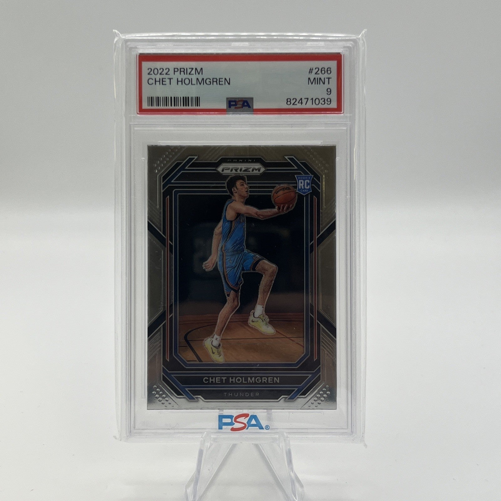 2022 Panini Prizm Chet Holmgren PSA 9