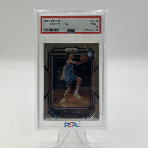 2022 Panini Prizm Chet Holmgren PSA 9