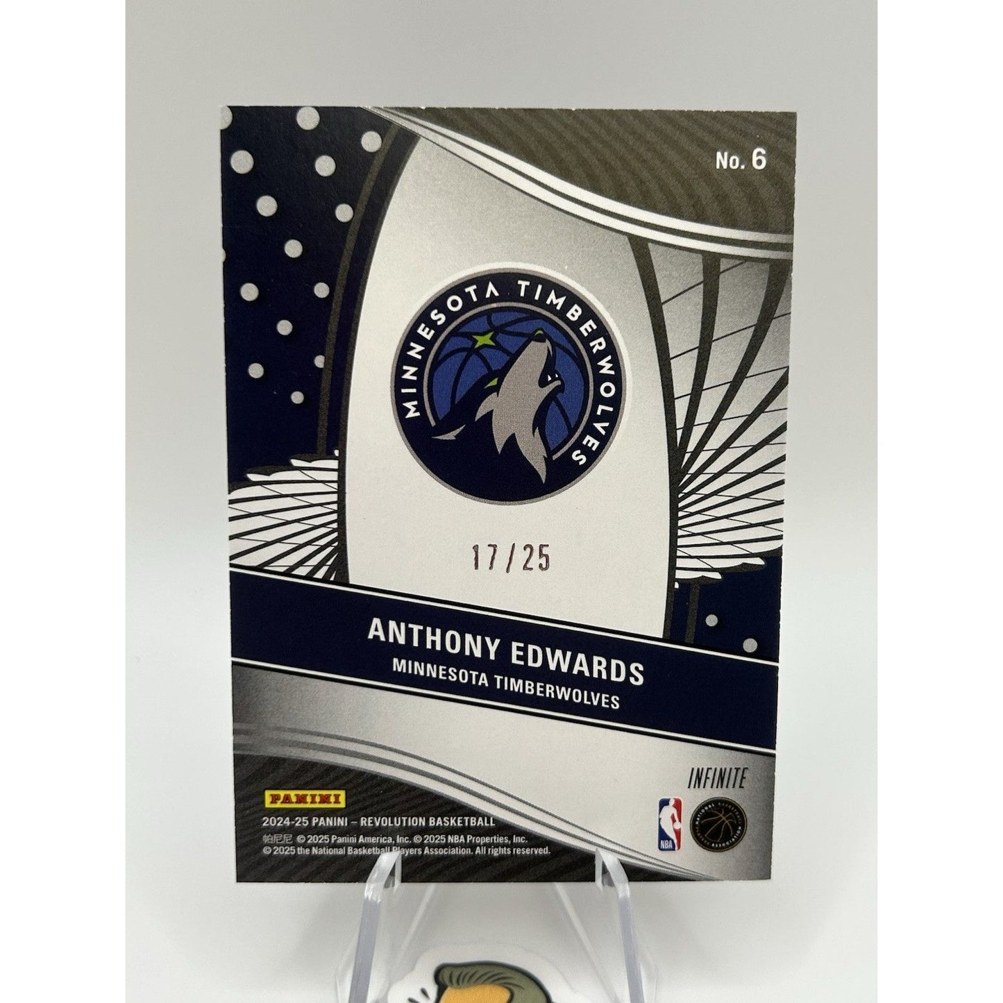 2024-25 Panini Revolution Anthony Edwards Supernova Infinte /25 #6 Timberwolves
