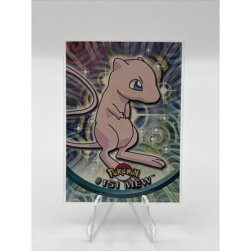 2000 Topps Pokemon Series 3 #151 Mew Blue Logo 1st Edition TV Animation