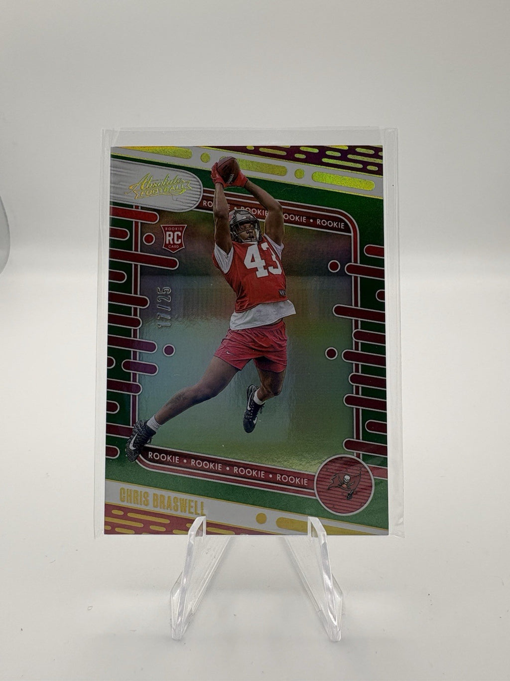 2024 Absolute Chris Braswell Rookies Green Spectrum RC #/25