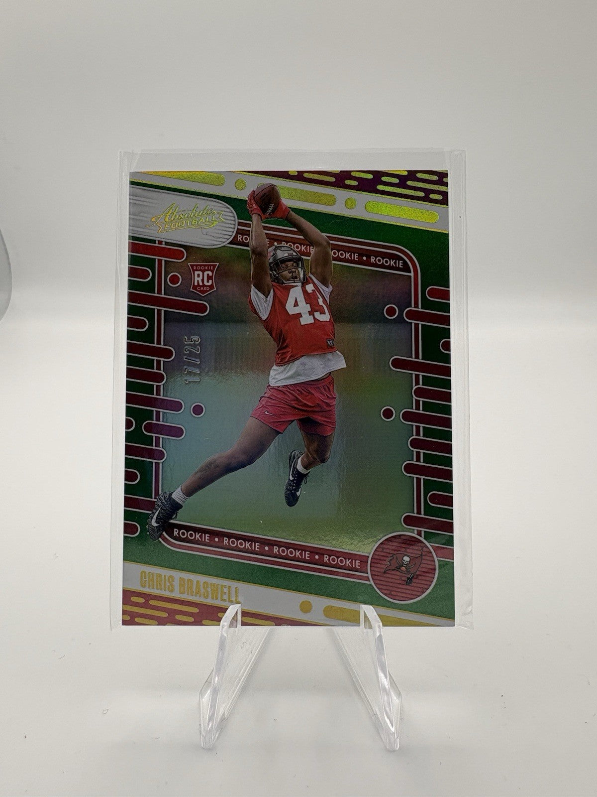 2024 Absolute Chris Braswell Rookies Green Spectrum RC #/25