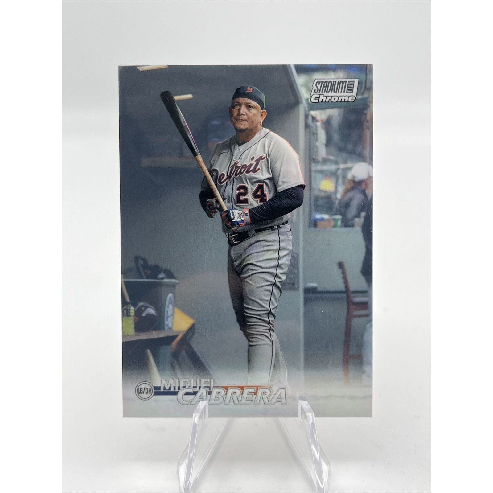 Miguel Cabrera 2023 Topps Stadium Club Chrome Pearl White Refractor #/30 SSP