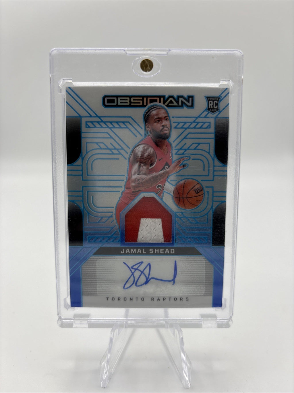 2024-25 Panini Obsidian - Rookie Jersey Ink Jamal Shead, Jamal Shead #RJI-SHE...