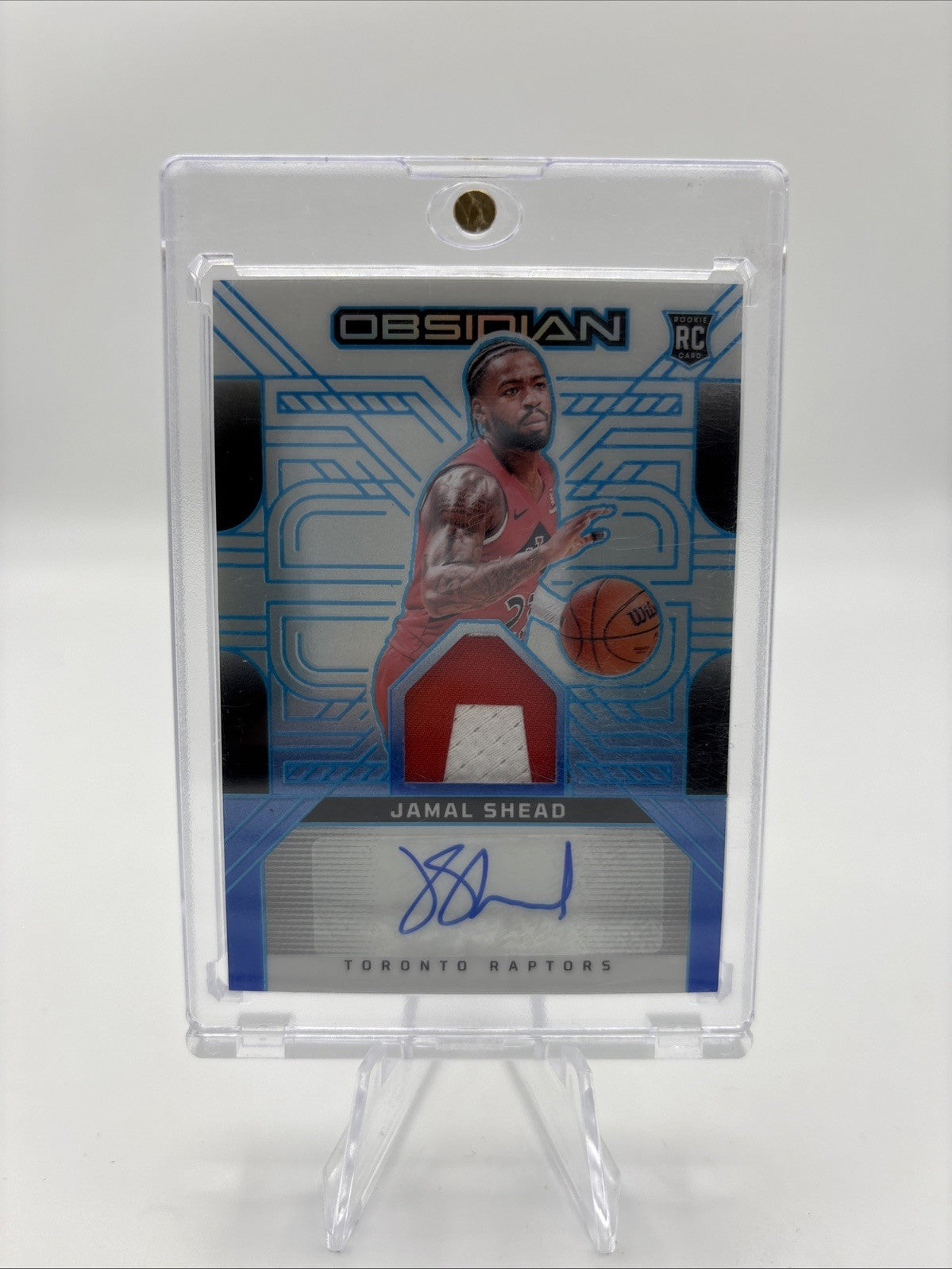 2024-25 Panini Obsidian - Rookie Jersey Ink Jamal Shead, Jamal Shead #RJI-SHE...