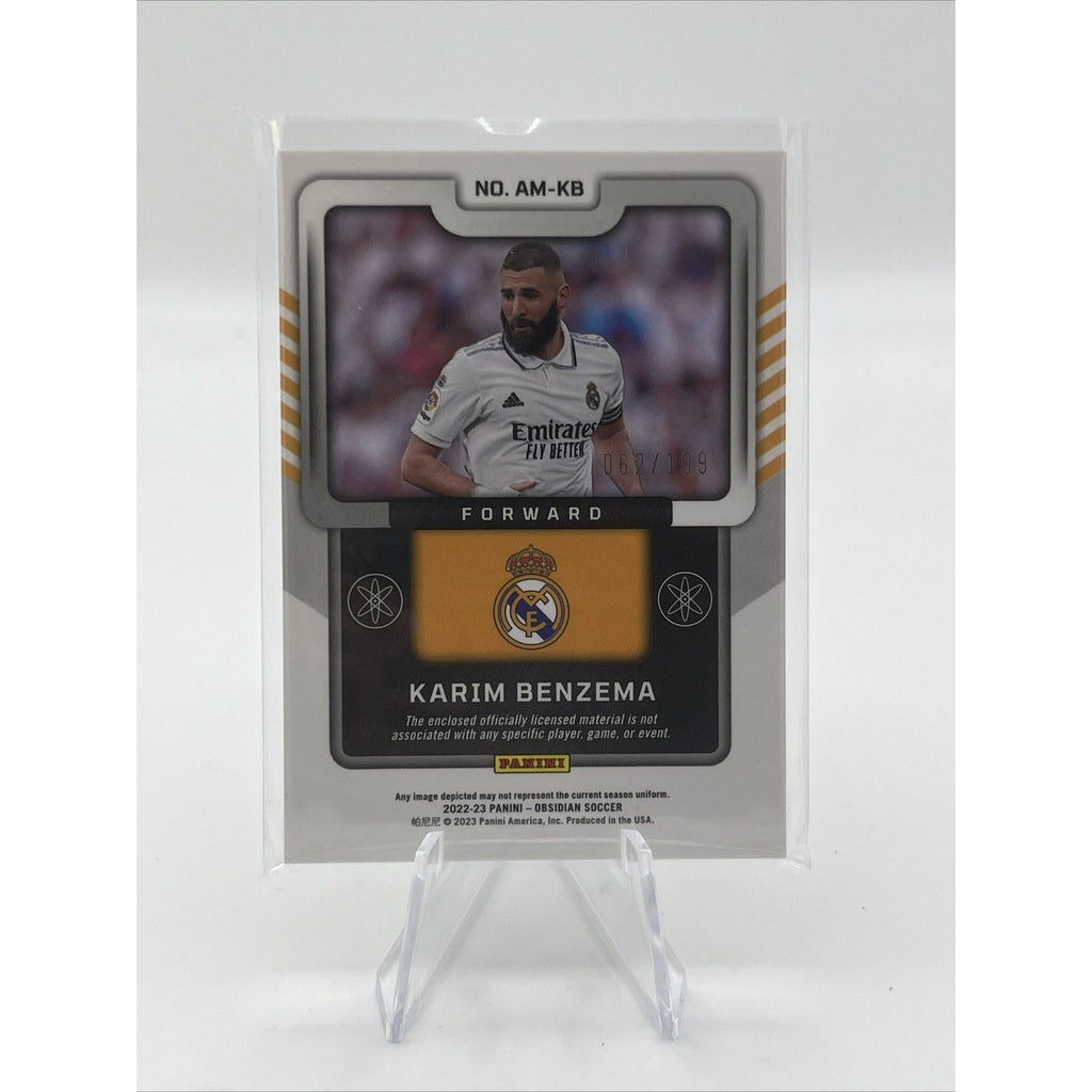 2022/23 PANIBI OBSIDIAN REAL MADRID PATCH /199 KARIM BENZEMA #AM-KB (SC20)