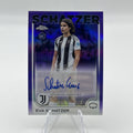 EVA SCHATZER 2024-25 Topps Chrome UEFA Women Auto Purple Refractor RC  /75