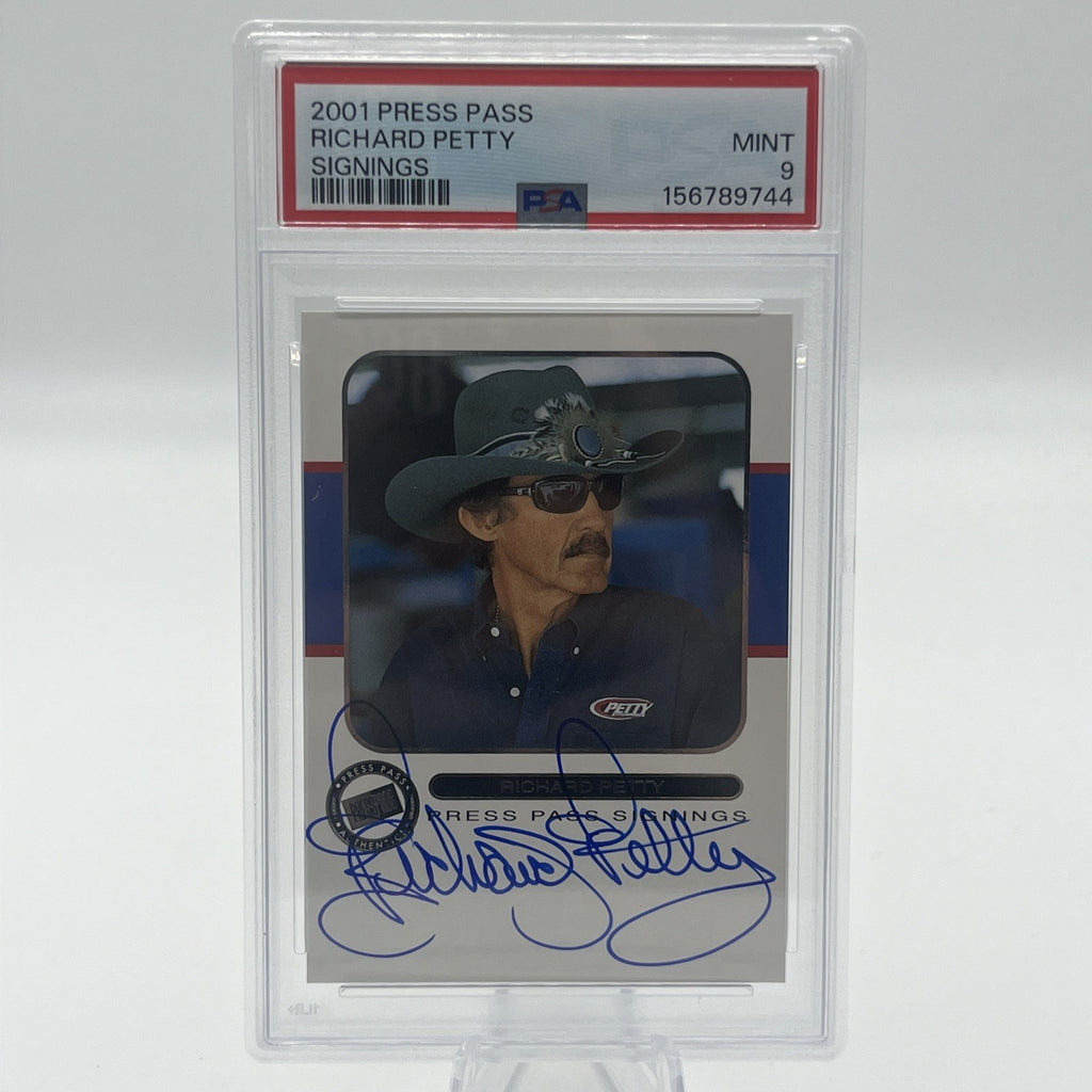 2001 Press Pass Premium Signings Richard Petty PSA 9 ‼️LOW POP‼️