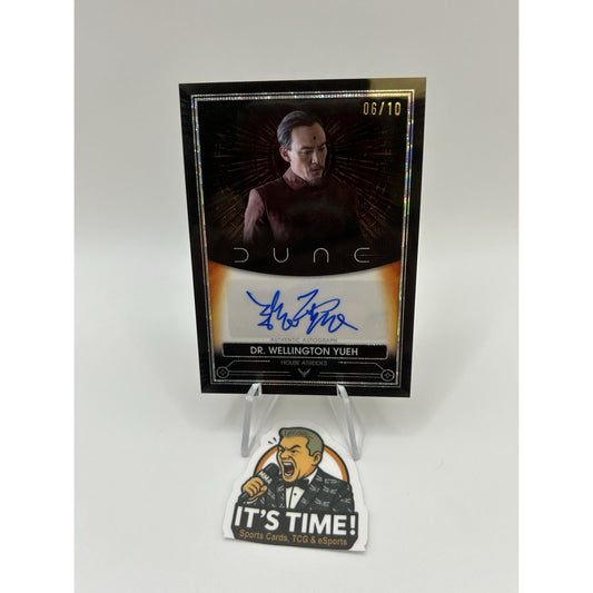 2024 Topps Chrome Dune Dr. Wellington Yueh Chang Chen Auto AUTOGRAPH Black /10