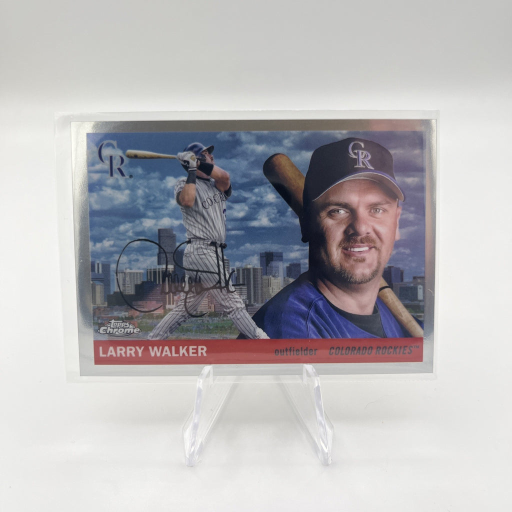 2025 Topps Chrome Platinum Anniversary Larry Walker City Variation #55CV-27