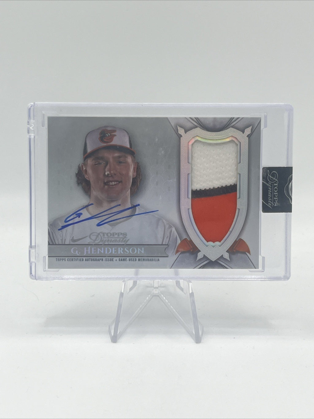 2024 Topps Dynasty GUNNAR HENDERSON SILVER /5 #DAP-GH5 AU/MEM