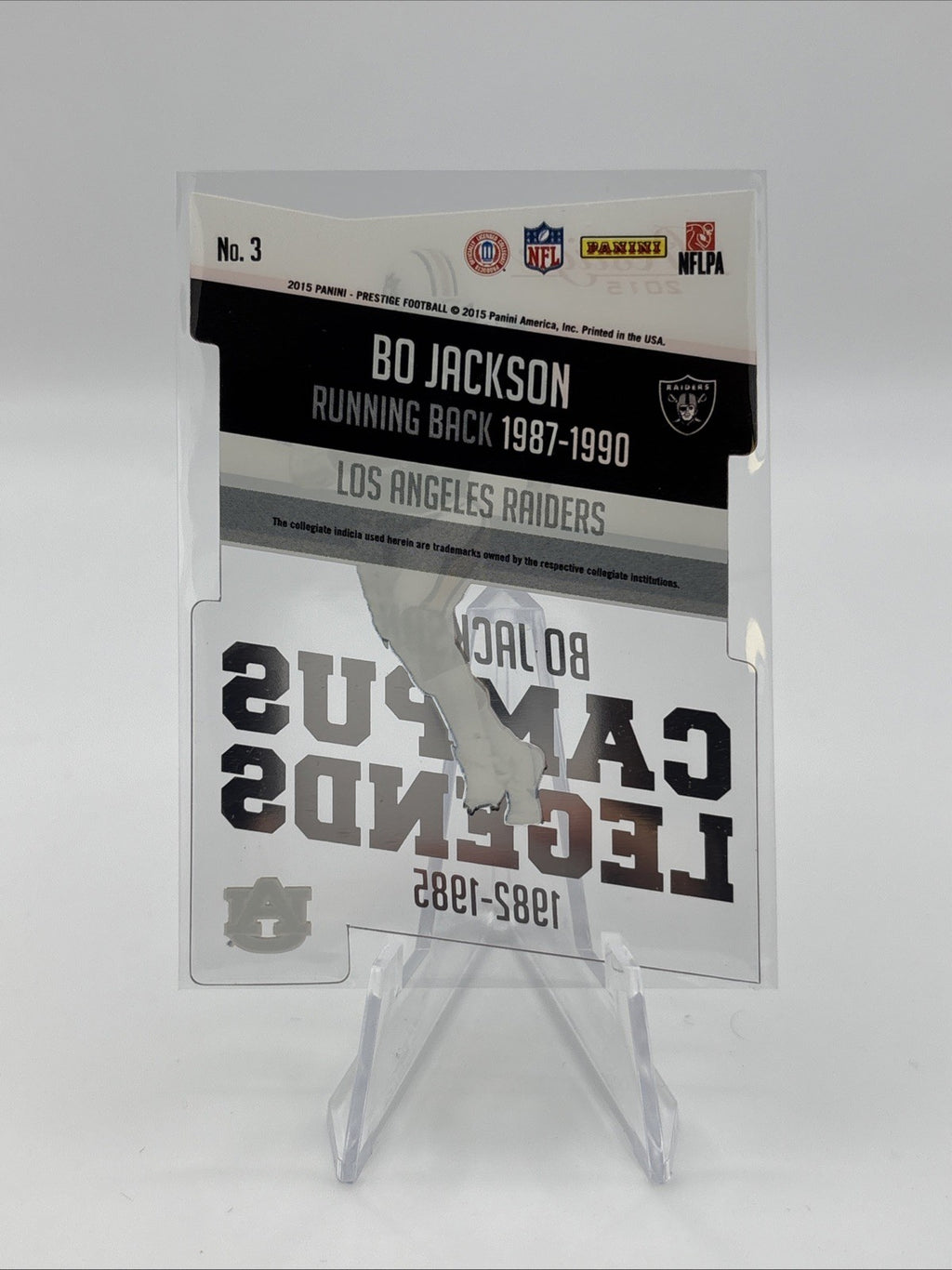 2015 Panini Prestige - Campus Legends Bo Jackson #3