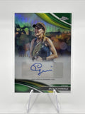 2025 Topps Chrome Tennis Genie Bouchard Auto /99 True Green Refractor