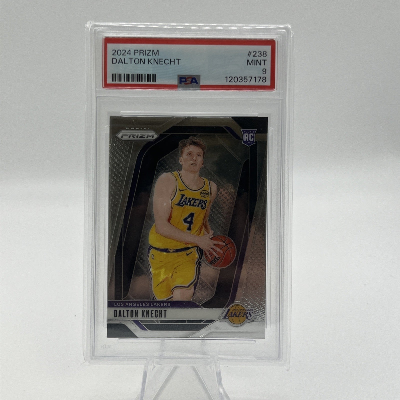 2024 Panini Prizm Dalton Knecht PSA 9